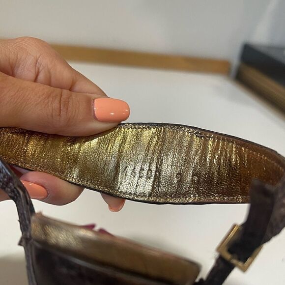 Tom Ford for Gucci Velvet & Crocodile Heels - Picture 9 of 10